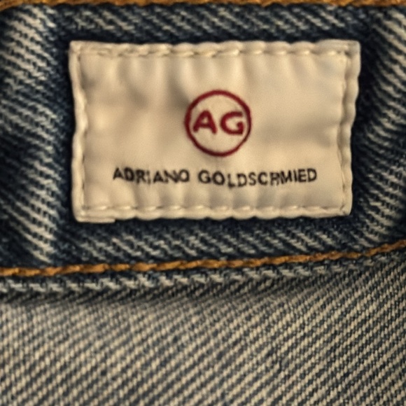 AG Knoxx High Rise Baggy Boyfriend Jeans Size 25 Denim Relaxed Casual Button Fly - Picture 9 of 12